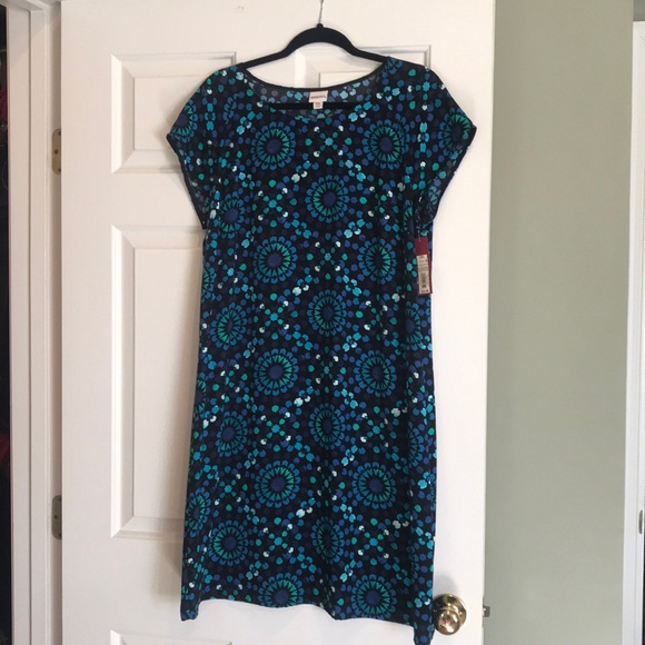 Merona Dresses & Skirts - Merona Shades of Blue Shift Dress. NWT.